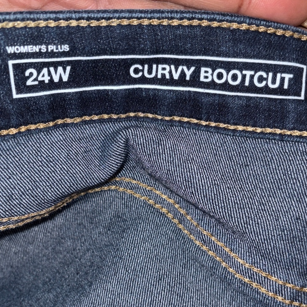 Sonoma Dark Blue Curvy Bootcut Jeans Women’s Plus Size 24W EUC #100 - Picture 12 of 13